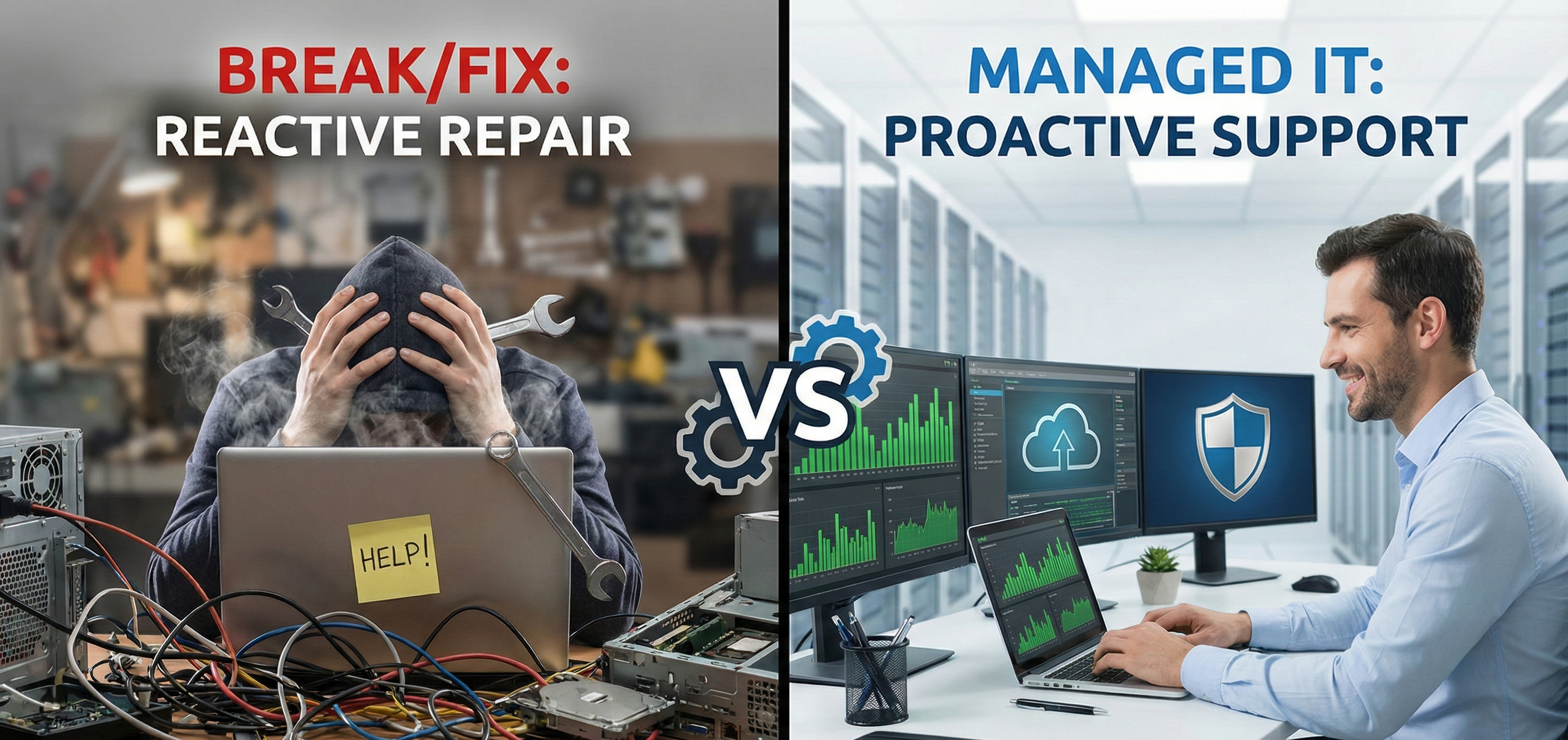 Managed IT vs Break Fix